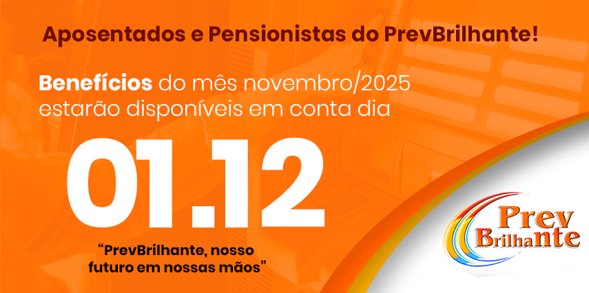 Pagamento Aposentados e Pensionistas novembro/2025