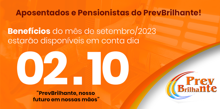 Pagamento Aposentados e Pensionistas setembro/2023