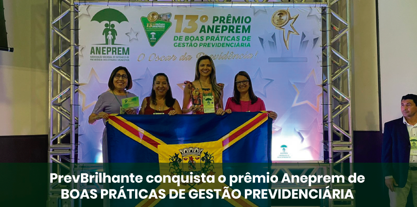 Pela primeira vez na história, PrevBrilhante concorre a uma premiação nacional e conquista o 3º lugar !